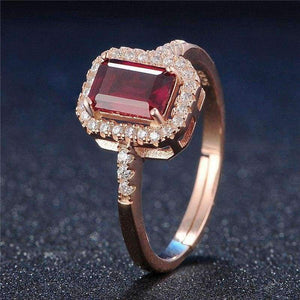 Planet Gates S.VEX Rose Gold Color Genuine 925 Sterling Silver Rings Red Natural Gomestone Fashion Jewelry for Women Gift