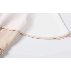 Planet Gates S Women Fashion Party Elegant Dress 2018 Summer Event Ladies Cape Poncho Style Pearl Beading Bodycon Ruffles Dress