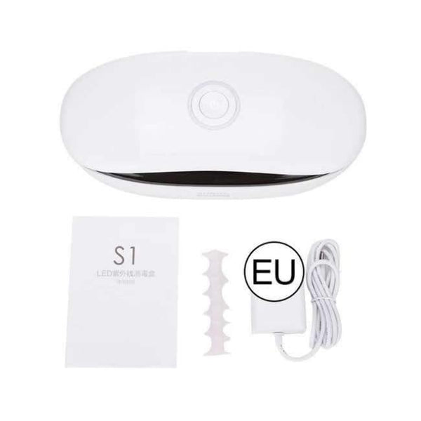 Planet Gates S1 EU Plug LED UV Sterilizer Box Cosmetics Nails Tools Makeup Brushes Beauty Shaver Cleaning Travel Supplies UV Sterilization Device