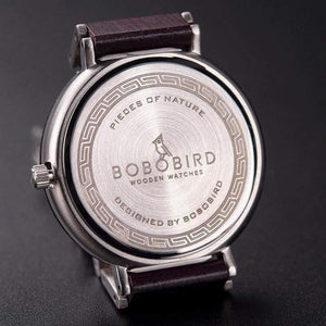 Planet Gates S16-1 40mm Men Lovers Watches BOBO BIRD Wooden Stainless Steel Waterproof Japan Quartz Men Watch in Wood Box Great Gifts