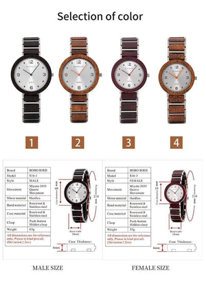 Planet Gates S16-1 40mm Men Lovers Watches BOBO BIRD Wooden Stainless Steel Waterproof Japan Quartz Men Watch in Wood Box Great Gifts