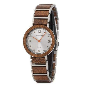 Planet Gates S16-4 35mm Women Lovers Watches BOBO BIRD Wooden Stainless Steel Waterproof Japan Quartz Men Watch in Wood Box Great Gifts