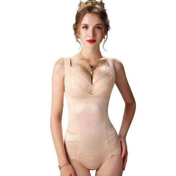 Planet Gates S16012 skin color / L Bustiers Corsets body recovery Waist Clincher Corset Waist Corsets & Bustiers Slimming Waist Trainer maternity intimates