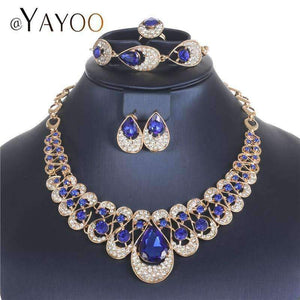 Planet Gates S4308 AYAYOO Jewelry Sets Fashion African Costume Jewelry Set Wedding Jewellery Sets For Women Nigerian Beads Necklace Jewelry Set