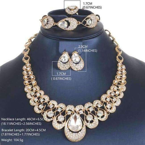 Planet Gates S4308 AYAYOO Jewelry Sets Fashion African Costume Jewelry Set Wedding Jewellery Sets For Women Nigerian Beads Necklace Jewelry Set