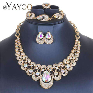 Planet Gates S4308 AYAYOO Jewelry Sets Fashion African Costume Jewelry Set Wedding Jewellery Sets For Women Nigerian Beads Necklace Jewelry Set