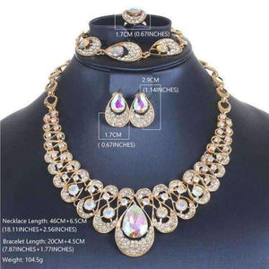 Planet Gates S4522 AYAYOO Jewelry Sets Fashion African Costume Jewelry Set Wedding Jewellery Sets For Women Nigerian Beads Necklace Jewelry Set
