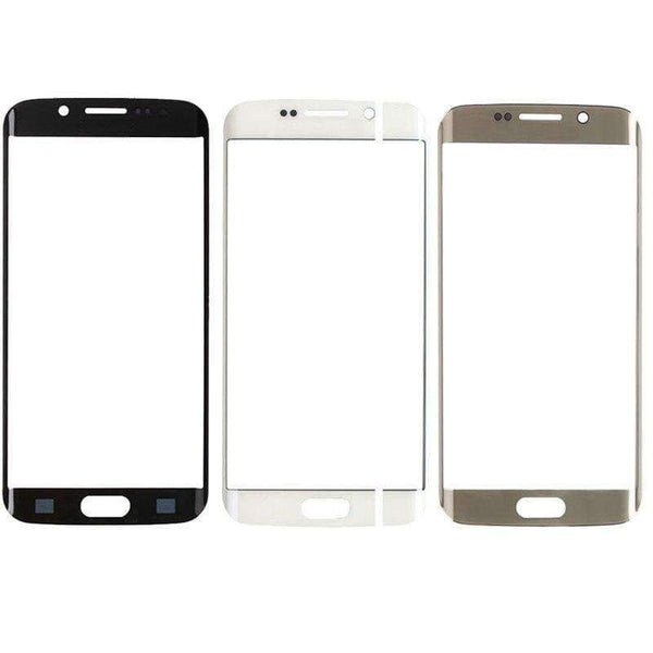 Planet Gates S6 Black Replacement LCD Outer Lens Glass Front Screen Panel For Samsung Galaxy S6 G9200 / S6 Edge G9250 Front Glass Kits