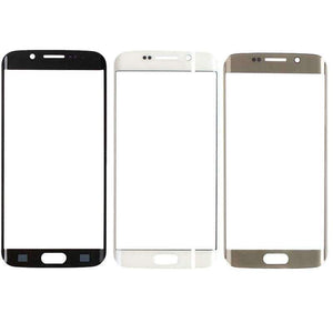 Planet Gates S6 Black Replacement LCD Outer Lens Glass Front Screen Panel For Samsung Galaxy S6 G9200 / S6 Edge G9250 Front Glass Kits