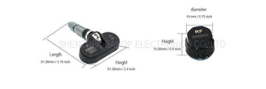 Planet Gates S600 Solar TPMS Tire Pressure Monitoring System Car Windshield Wireless Tyre Pressure Alarm External/Internal sensor