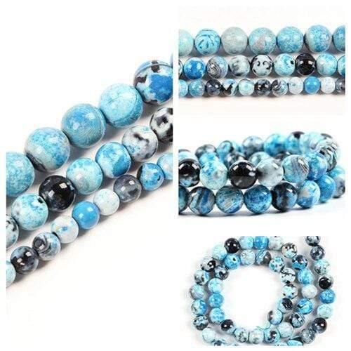 Planet Gates s702 / 6mm 60pcs 6 8 10mm Natural Stone Beads for jewelry making Diy Bracelet Lapis lazuli Tiger Eye Howlite Beads Round loose Beads Wholesale