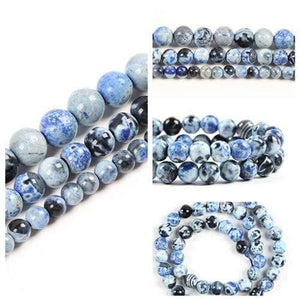 Planet Gates s704 / 8mm 45pcs 6 8 10mm Natural Stone Beads for jewelry making Diy Bracelet Lapis lazuli Tiger Eye Howlite Beads Round loose Beads Wholesale