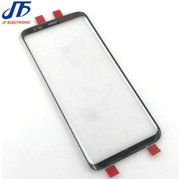 Planet Gates s8 glass Replacement For Samsung Galaxy S8 G950 G950F / S8 + plus G955 black Front Outer Glass Lens With Sticker 1pcs