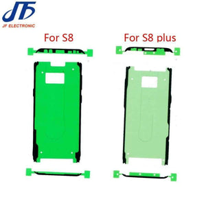 Planet Gates s8 glass Replacement For Samsung Galaxy S8 G950 G950F / S8 + plus G955 black Front Outer Glass Lens With Sticker 1pcs