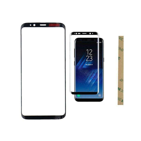 Planet Gates S8 OEM black 6.2" For SAMSUNG Galaxy S8 Plus G955 Front Outer Glass Lens 5.8" For SAMSUNG S8  G950 G950F Touch Panel Front Cover Replacement