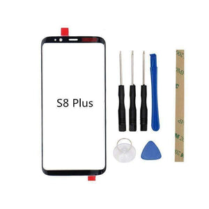 Planet Gates S8 OEM black 6.2" For SAMSUNG Galaxy S8 Plus G955 Front Outer Glass Lens 5.8" For SAMSUNG S8  G950 G950F Touch Panel Front Cover Replacement