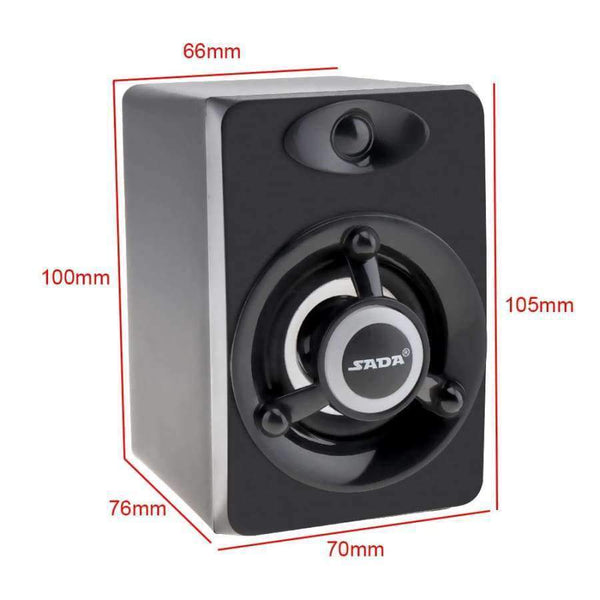 Planet Gates SADA 2018 Newest Subwoofer Deep Bass PC Speaker Portable Music DJ USB Soundar Computer Speakers For laptop Phone TV