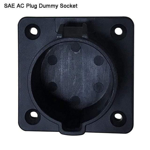 Planet Gates SAE AC Plug Socket EV Charger Station Accessories SAE J1772 Type1 IEC 62196 Type2 AC Dummy Socket Holder For EV Charging Station Electric Vehicle
