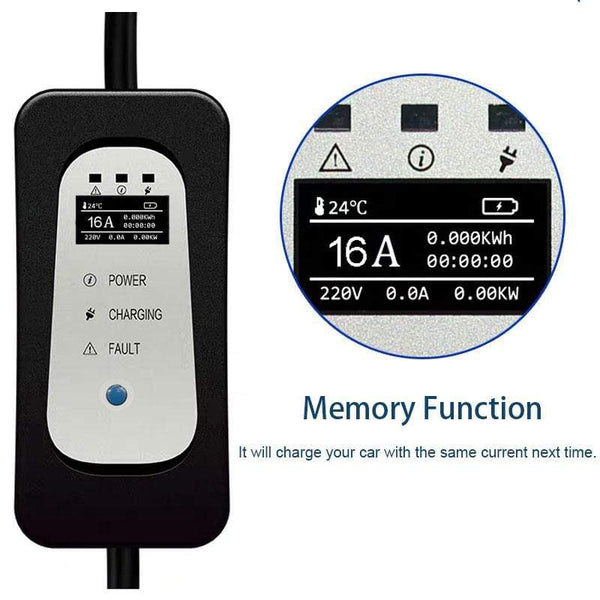 Planet Gates SAE J1772 EV Charger Type 1 Level 2 EVSE Portable Electric Car Charging Stations 8/10/13/16A