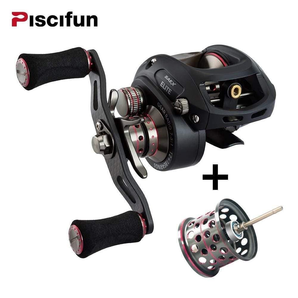 Planet Gates SAEX ELITE Fishing Reel Extra Light Spool Right and Left Hand 13BB 7.3:1 Gear Ratio 167g  Light baitcasting Reel