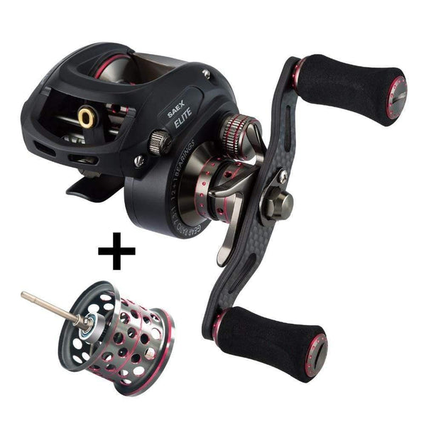 Planet Gates SAEX ELITE Fishing Reel Extra Light Spool Right and Left Hand 13BB 7.3:1 Gear Ratio 167g  Light baitcasting Reel