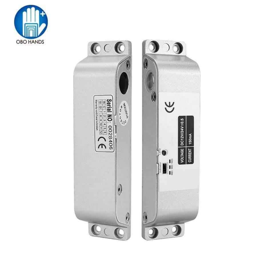 Planet Gates Safe Electric Bolt Mortise Door Lock Electronic Drop Lock with time delay Normally Close for Access Control Security System
