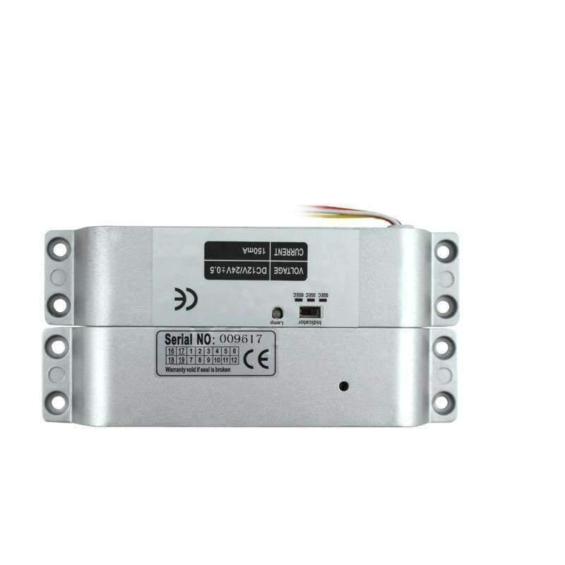 Planet Gates Safe Electric Bolt Mortise Door Lock Electronic Drop Lock with time delay Normally Close for Access Control Security System