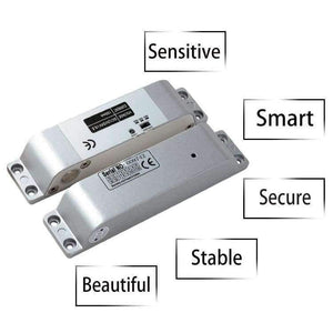 Planet Gates Safe Electric Bolt Mortise Door Lock Electronic Drop Lock with time delay Normally Close for Access Control Security System