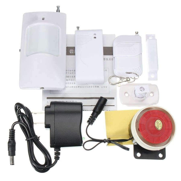 Planet Gates Safurance Live Wireless Remote Control Siren PIR Motion Burglar Alarm System Home Security Safety Warning Protection