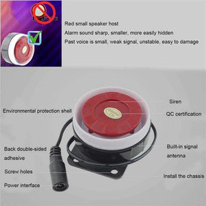 Planet Gates Safurance Live Wireless Remote Control Siren PIR Motion Burglar Alarm System Home Security Safety Warning Protection