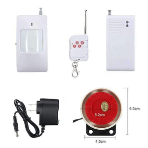 Planet Gates Safurance Live Wireless Remote Control Siren PIR Motion Burglar Alarm System Home Security Safety Warning Protection