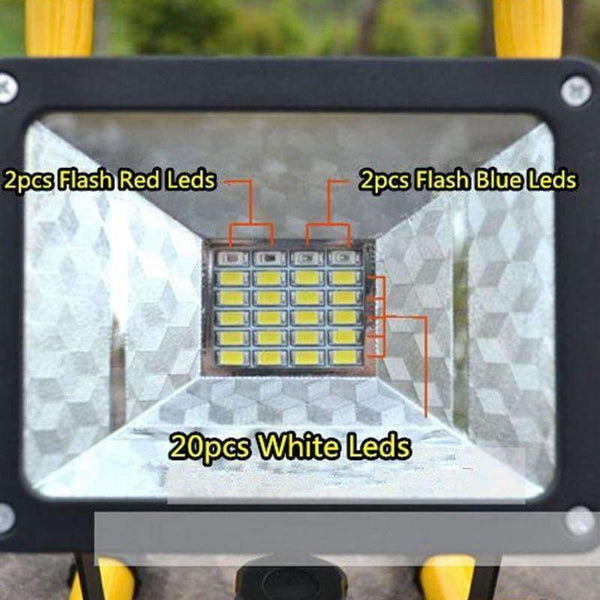 Planet Gates Sale 20W 24 LED Flood Light Portable Outdoor Waterproof IP65 Emergency Lamp Work Light