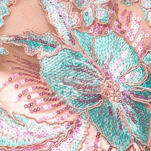 Planet Gates Same as picture / 2 Pearl Pink Chiffon Short Cocktail Dresses 2017 Sequins Lace Knee Length Women Prom Dress Designer Formal Holiday Gown