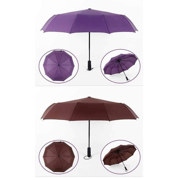 Planet Gates same as picture Resistant Three Folding Automatic Umbrella Rain Women Auto Luxury Big Windproof Umbrellas Men Frame Windproof 10K Parasol