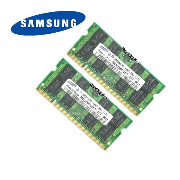 Planet Gates Samsung DDR2 2 x 2GB 4GB Dual channel 800MHz PC2-6400S DDR 2 2G 4G notebook memory Laptop RAM 200PIN SODIMM