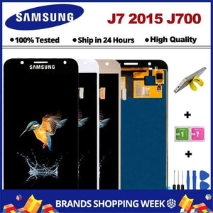 Planet Gates Samsung Galaxy J7 J700 LCD Display+Touch Screen Digitizer Assembly for Samsung J700 2015 J700F J700M LCD