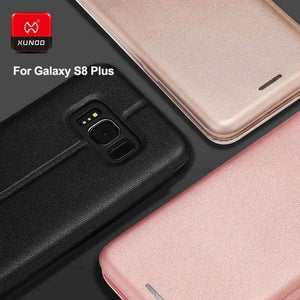 Planet Gates Samsung Galaxy S7 Edge S9 S8 Plus Phone Leather Wallet Shockproof Protective Flip Cover Cases