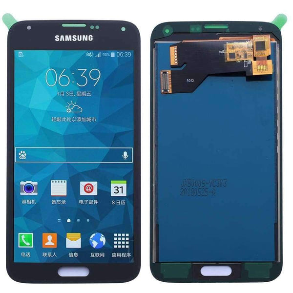 Planet Gates Samsung S5 LCD G900F Display LCD Screen Touch Digitizer Assembly Compatible for Samsung Galaxy S5 G900 G900F LCD