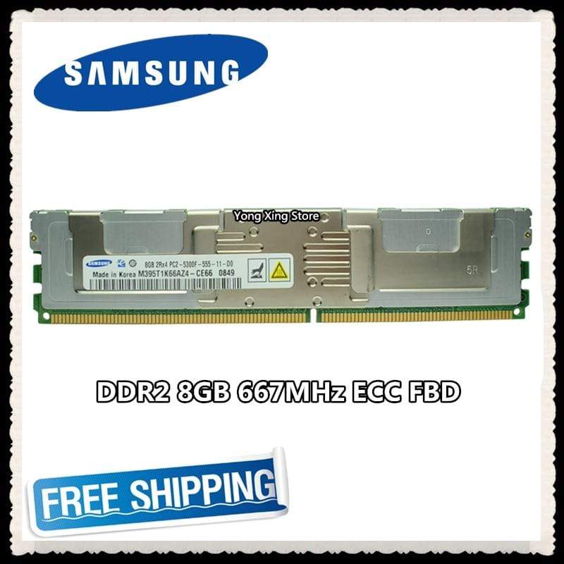 Planet Gates Samsung Server memory DDR2 8GB 16GB 667MHz RAM ECC FBD PC2-5300F FB-DIMM Fully Buffered 240pin 5300 8G 2Rx4