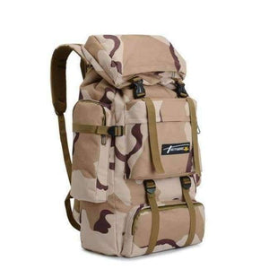 Planet Gates SAN Camo Tactical Backpack Military Army Waterproof Hiking Camping Backpack Travel Rucksack Outdoor Sports Climbing Bag