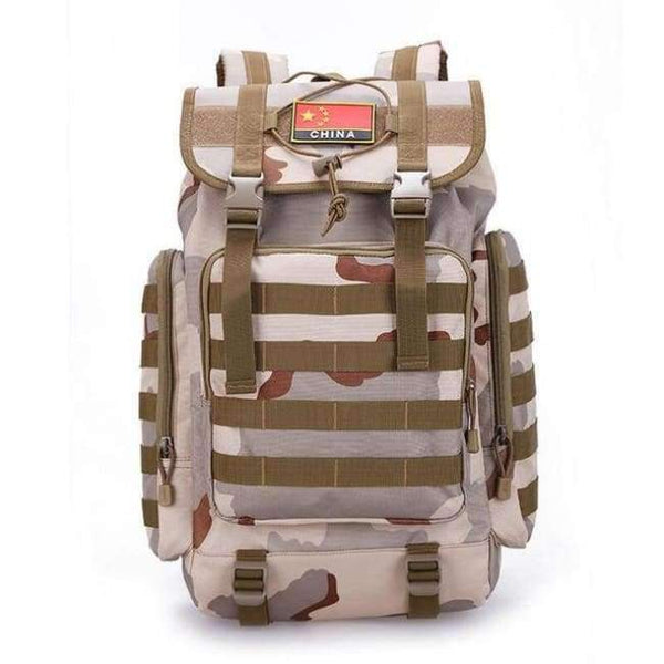 Planet Gates SANSHA SHUMA / 50 - 70L Military Tactical Backpack Army Molle Waterproof Sports Bag Climbing Rucksack for Outdoor Hiking Camping Hunting Backpacks