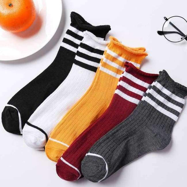 Planet Gates SANTIAOGANG / EU34-39 New 5 PAIRS Cotton Women Socks Autumn Winter Women Wear Fashion Socks