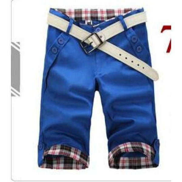 Planet Gates Sapphire / M TANGNEST Най-продавани 2018 Нови най-продавани мъжки летни ежедневни модни шорти 10 различни цвята Високо качество Размер M-2XL Q159