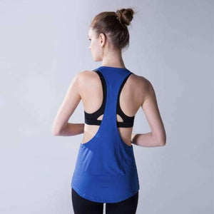 Planet Gates Sapprie / S Yoga Crop Top Women Sleeveless Backless Running Sports T Shirts Quick Dry Jogging Gym Fitness Tank Top Sportwear