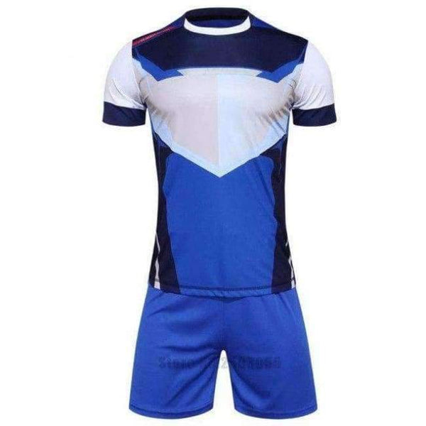 Planet Gates SBlue / Asian size L Custom Adult  Soccer Jerseys Set Uniforms Football Clothes Kit Cheap Breathable Football Shirt Tracksuit