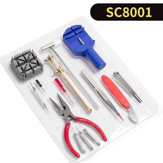 Planet Gates SC8001 Watch Repair Tool Kit For Watches Band Watch Tools Watchmaker Opener Tool Set Professional Repair Tools