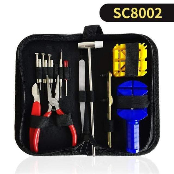 Watch Repair Tools Kit Watch Case Opener Link Spring Bar Remover Watchmaker Repair Devices Set Screwdrivers Tweezers - Planet Gates