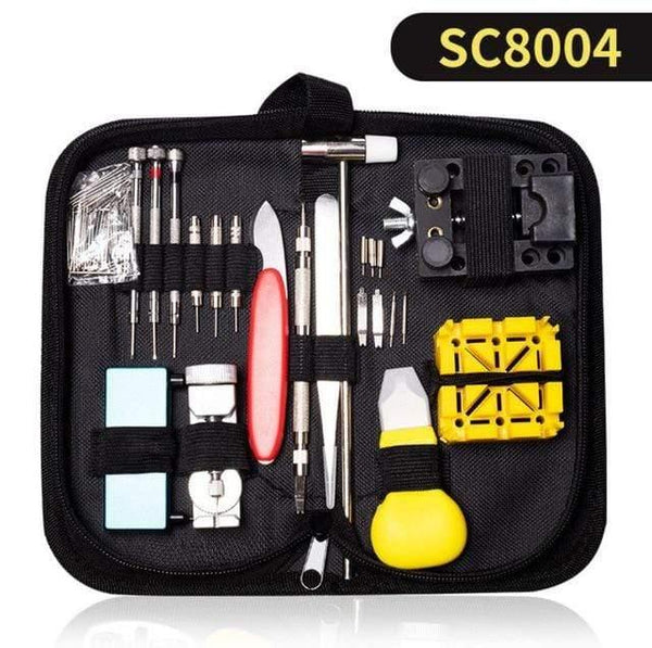Planet Gates SC8004 Watch Repair Tools Kit Watch Case Opener Link Spring Bar Remover Watchmaker Repair Devices Set Screwdrivers Tweezers