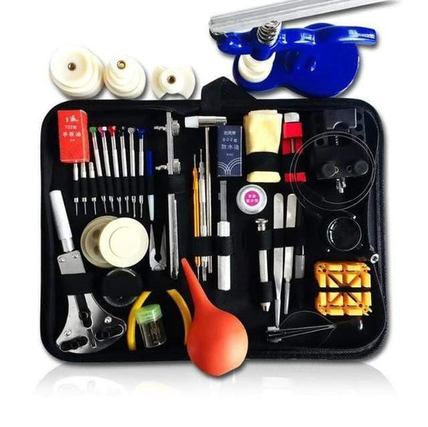 Planet Gates SC8010 Watch Repair Tools Kit Watch Case Opener Link Spring Bar Remover Watchmaker Repair Devices Set Screwdrivers Tweezers