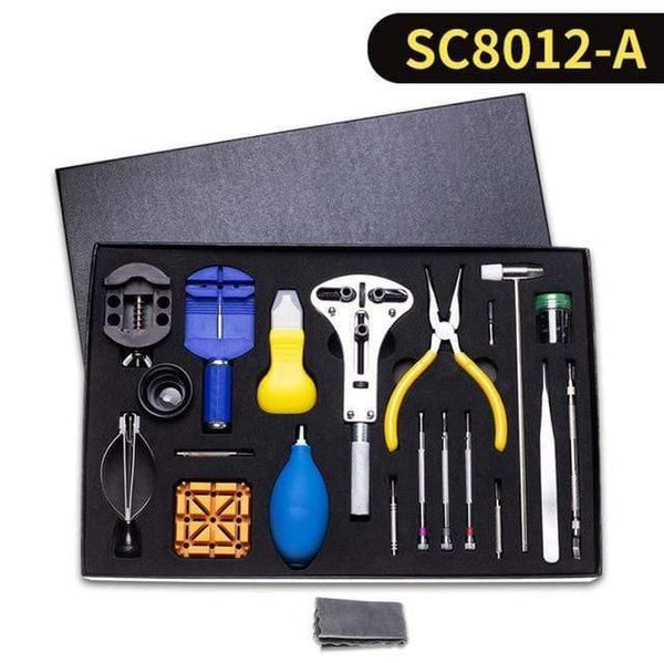 Planet Gates SC8012 A Watch Repair Tools Kit Watch Case Opener Link Spring Bar Remover Watchmaker Repair Devices Set Screwdrivers Tweezers